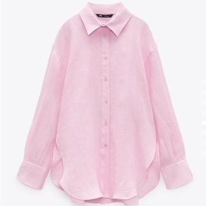 Zara linen shirt